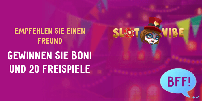 Slotvibe Casino 20 Freispiele Bonus